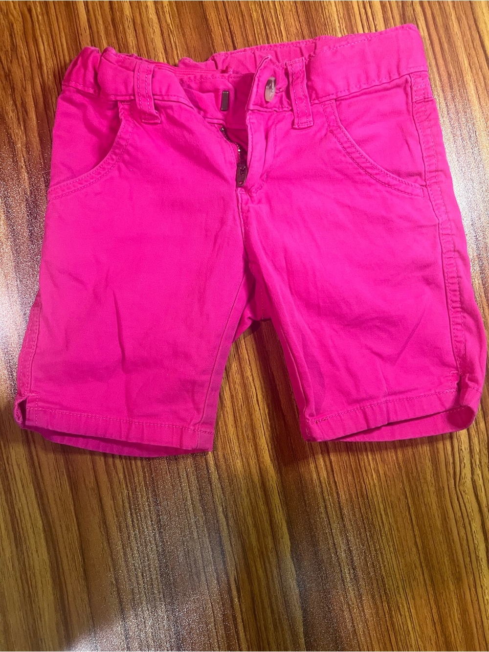 wonder nation Bright Pink Girls' Cotton Shorts
